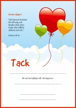 Doptack – ballong Doptack – ballong